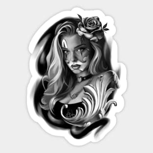 Chicano Girl Sticker